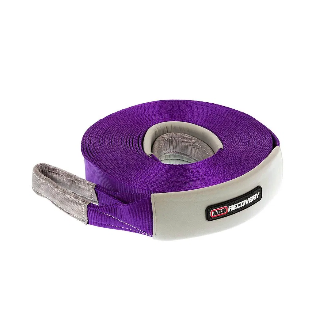 ARB725LB – ARB USA Recovery Strap, 3-1/8 Inch x 60 Foot 17,600 Pound Capacity Without Sleeve Purple Nylon